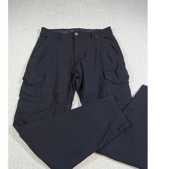 Projek Raw Men 34 Black Bungee Flex Tactical Pants Stretch Utility Trousers - Picture 1 of 8